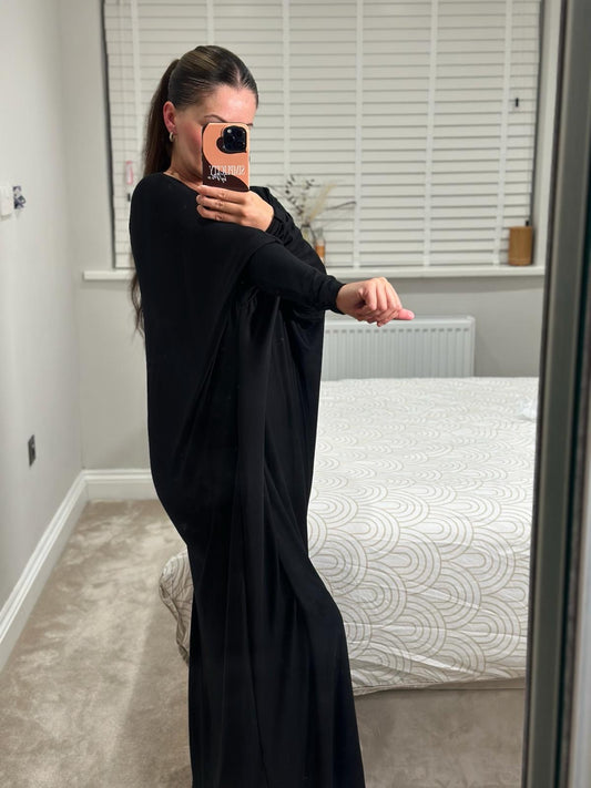 Jersey Cotton Batwing Abaya